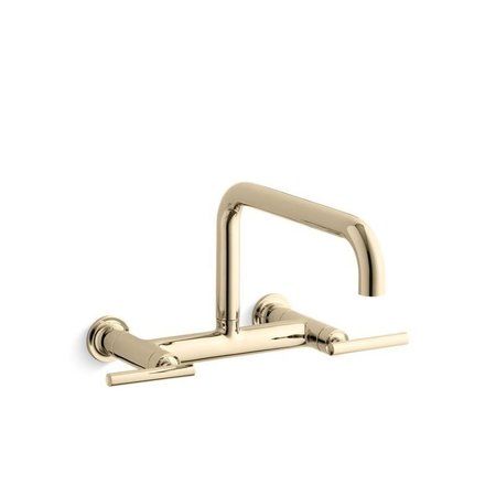 KOHLER Purist Wall-Mount Bridge Faucet 7549-4-AF